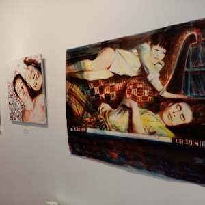 Affection by Marie Désert  Image: Exposition Entre la coiffeuse et le garçon boucher – Galerie Coin de ciel – 2023. Copyright ADAGP, Paris 2024.