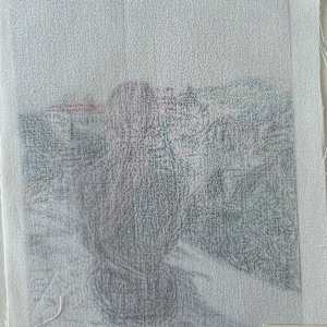 Tissu - The Thinker by Marie Désert 