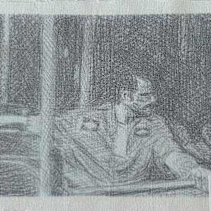 Tissu - Dans le bus by Marie Désert 