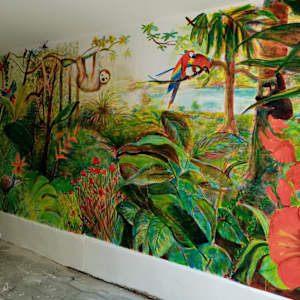 Jungle murale by Marie Désert 