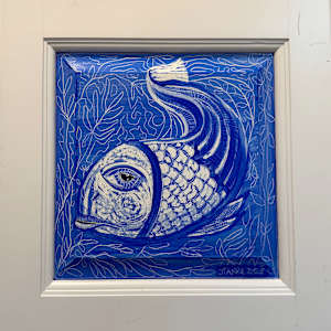 Fish Lines V by Jennifer Taylor