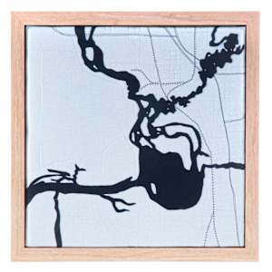 Wisconsin River, Plover Wisconsin  (44.470090, -89.563076) by Shea Schachameyer