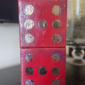 Paradise - Box Cars - Red by Laura Phillips