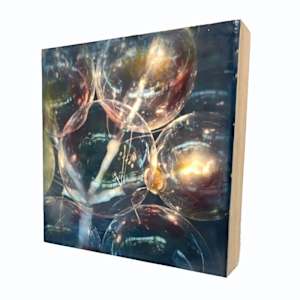 Illuminated Bubbles by Laura Phillips 