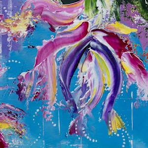 A River of Flowers by Annette Price  Image: A River of Flowers - detail