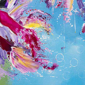 A River of Flowers by Annette Price  Image: A River of Flowers - detail