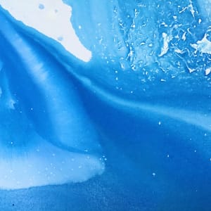 THE FLOW OF BLUE (diptych) by Maria Bacha 