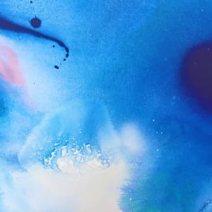 THE FLOW OF BLUE (diptych) by Maria Bacha 