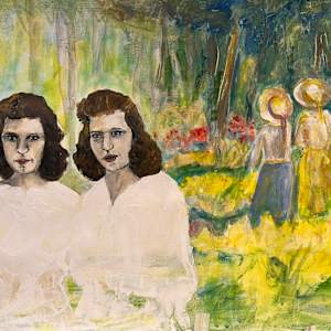 HoCo Conservancy - Sisters (In The Garden) by Elaine Weiner-Reed