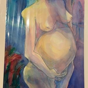 Moods of Maternity (Nod to Matisse) by Elaine Weiner-Reed