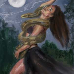 Moon Dancer 1 by Raven Burnes Kushner, Image 1.