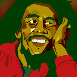 Bob Marley by Jamaica Hubbert-Walters