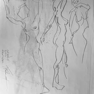 Nude Sketch No.14 by Robbi Firestone 