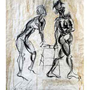 Nude Sketch No.10 by Robbi Firestone 