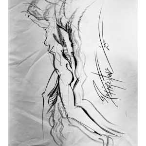 Nude Sketch No.1 by Robbi Firestone 