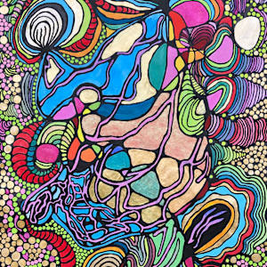 Dune:  Color Worms by Betsy Horn  Image: Dune:  Color Worms