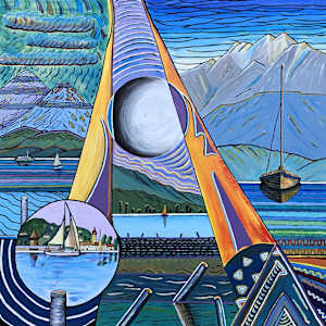 Composition Lake Lucerne by Betsy Horn  Image: Composition Lake Lucerne