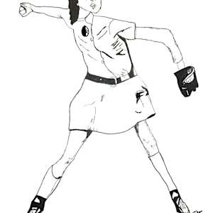 Baseball Woman by BFA Quicksand