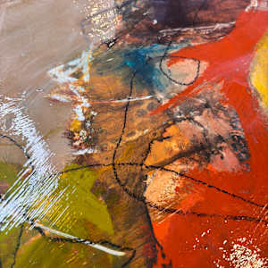 Buried Transformation by Allyson Hardy Art  Image: Close up detail