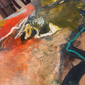 Buried Transformation by Allyson Hardy Art  Image: Close up detail