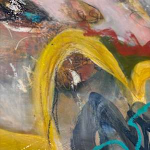 Buried Transformation by Allyson Hardy Art  Image: Close up detail