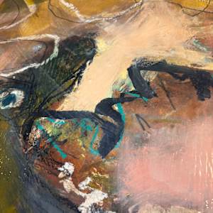 Buried Transformation by Allyson Hardy Art  Image: Close up detail