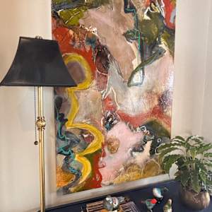 Buried Transformation by Allyson Hardy Art  Image: Close up detail