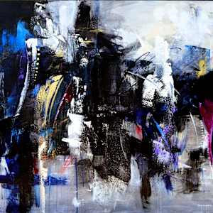Late Afternoon Waterfalls by Abstract Art by Doug Simpson, Image 1.