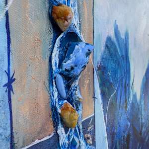 Vocal Blues by Abstract Art by Doug Simpson 