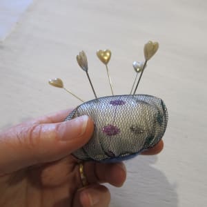 Flowering Pincushion with Vessels by Helen Fraser 