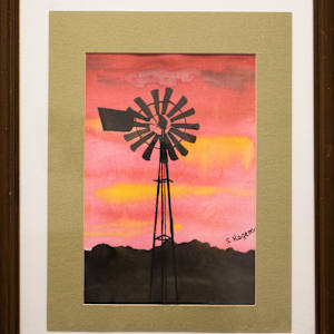 Windmill at Sunset by Marie Hagman, FSPA, Image 1.
