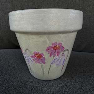 Spring Pot IV 4" by Karin Faris Hills, Image 3.