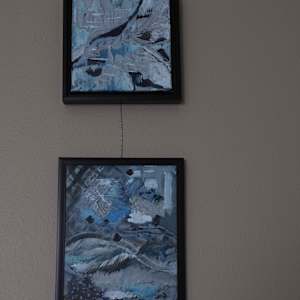 Currents by Karin Faris Hills  Image: Framed top picture