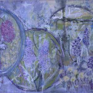 Spring Garden for Susan Giclee Print on Art Paper by Karin Faris Hills, Image 1.