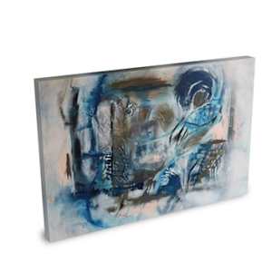 Unbalanced in Blue by Karin Faris Hills 