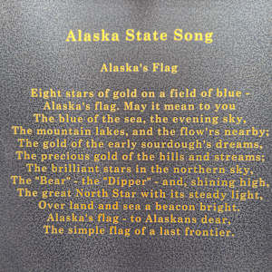 Alaska Statehood plate 