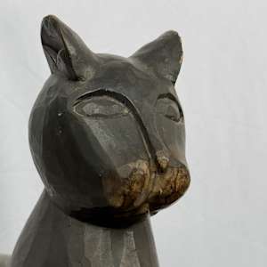 Black wood cat 