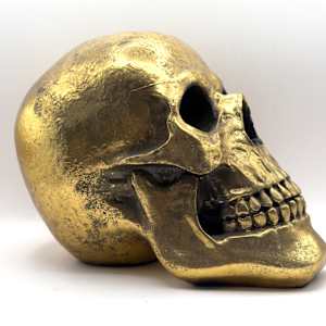 Gold skull 