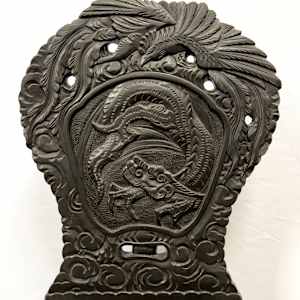 Dragon on back chair 1 