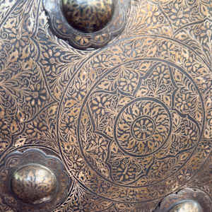 Indian Damascus dhal shield 