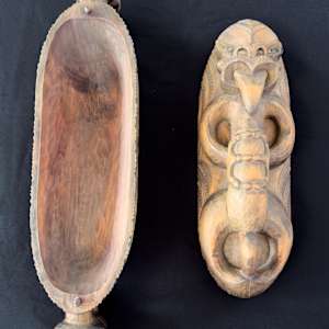 Maori feather box by Denis Conway 