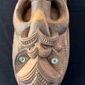 Maori feather box by Denis Conway 