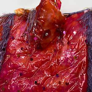 Red fish costume 