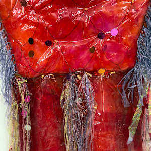 Red fish costume 