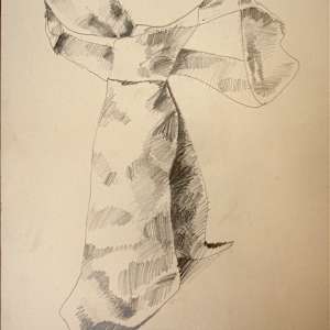 Drawing for Tie 1971/2 #1 by Pita Pitussi, Image 1.