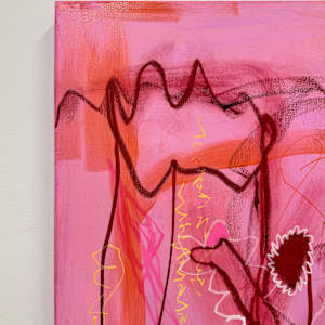 Say That Again  {diptych left} by Marisa Gouda 