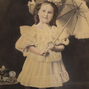Helen Hebert at 4 years old. by Unknown Photographer