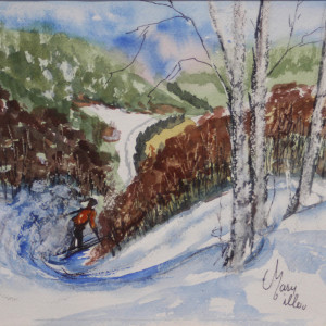 Skiing by Mary Miller
