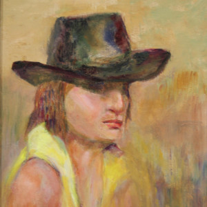 Woman in Hat by Catherine Smith
