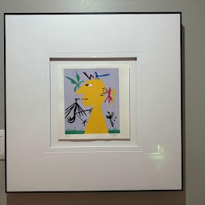 Yellow head with birds by Walter Battis, Image 3.